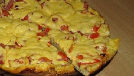 Пицца Пятиминутка на сковороде