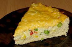 Куриный пирог с гавайской смесью